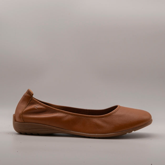 Josef Seibel 74801 Fenja Ballerina Donna Comfort in Pelle Camel - scarpe di qualità venduta a Milano da Pli-Pla