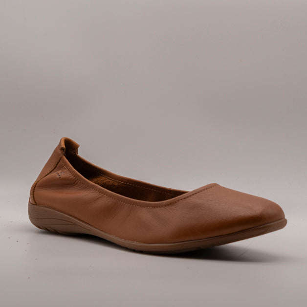 Josef Seibel 74801 Fenja Ballerina Donna Comfort in Pelle Camel - scarpe di qualità venduta a Milano da Pli-Pla