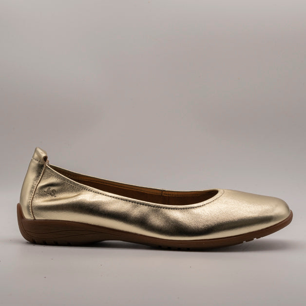Josef Seibel 74801 Fenja Ballerina Donna Comfort in Pelle Oro - scarpe di qualità venduta a Milano da Pli-Pla