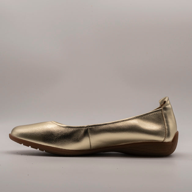 Josef Seibel 74801 Fenja Ballerina Donna Comfort in Pelle Oro - scarpe di qualità venduta a Milano da Pli-Pla
