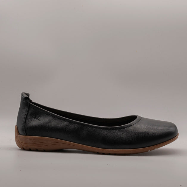 Josef Seibel 74801 Fenja Ballerina Donna Comfort in Pelle Nero - scarpe di qualità venduta a Milano da Pli-Pla