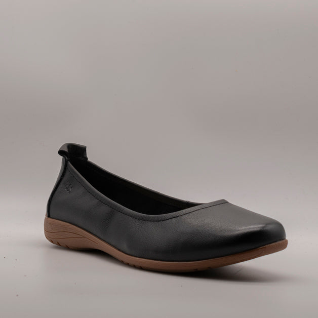 Josef Seibel 74801 Fenja Ballerina Donna Comfort in Pelle Nero - scarpe di qualità venduta a Milano da Pli-Pla