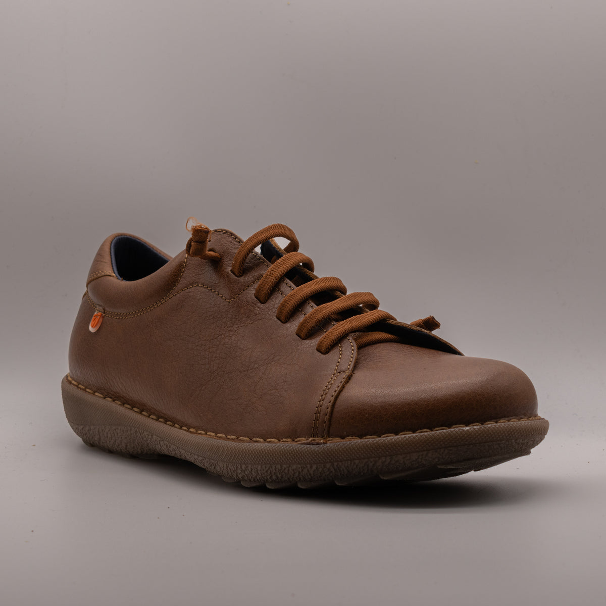 Jungla 6606 – Scarpe uomo in pelle con lacci elastici - marrone chestnut - scarpe di qualità venduta a Milano da Pli-Pla