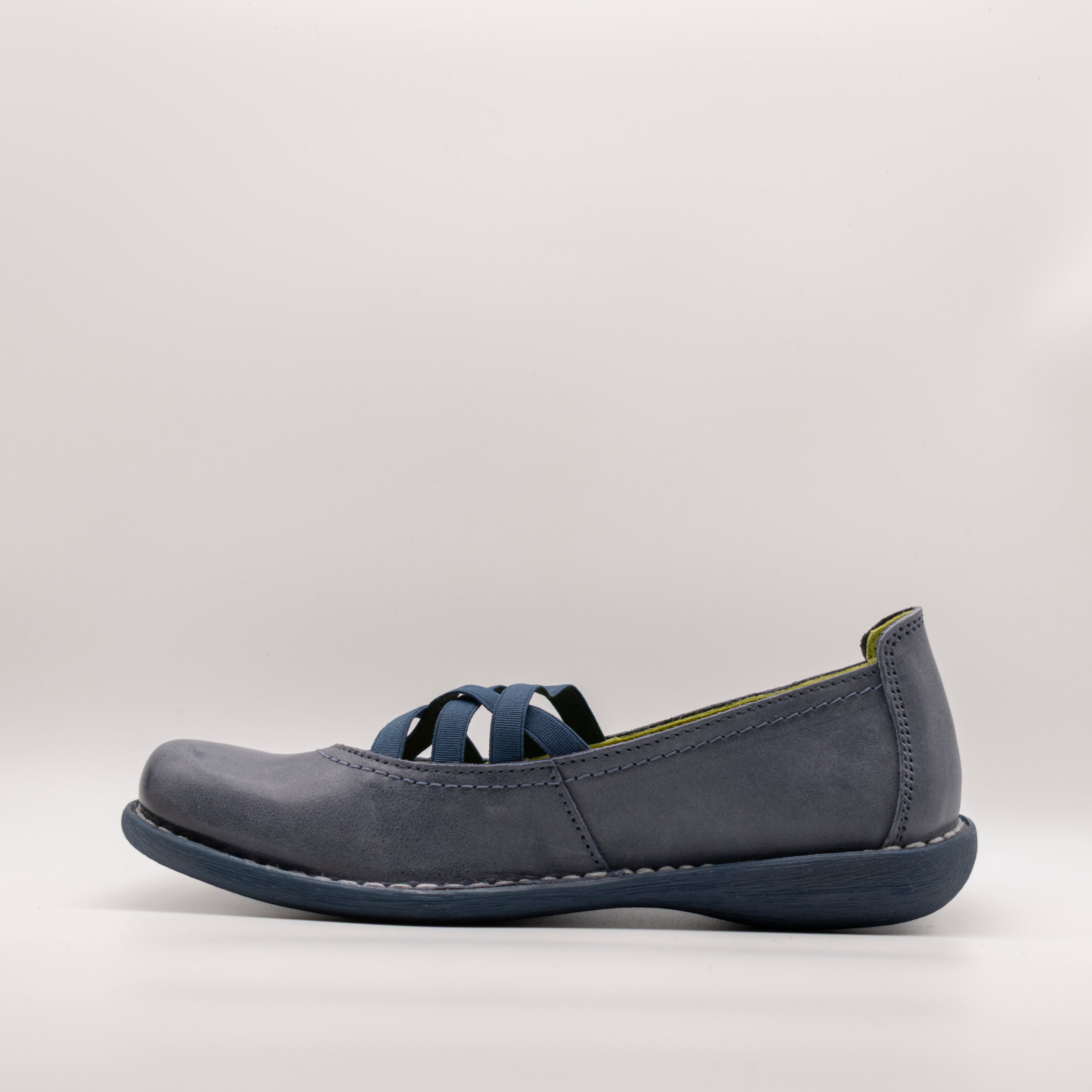 Jungla ballerina con elastici 4751 blu ocean - scarpe di qualità venduta a Milano da Pli-Pla