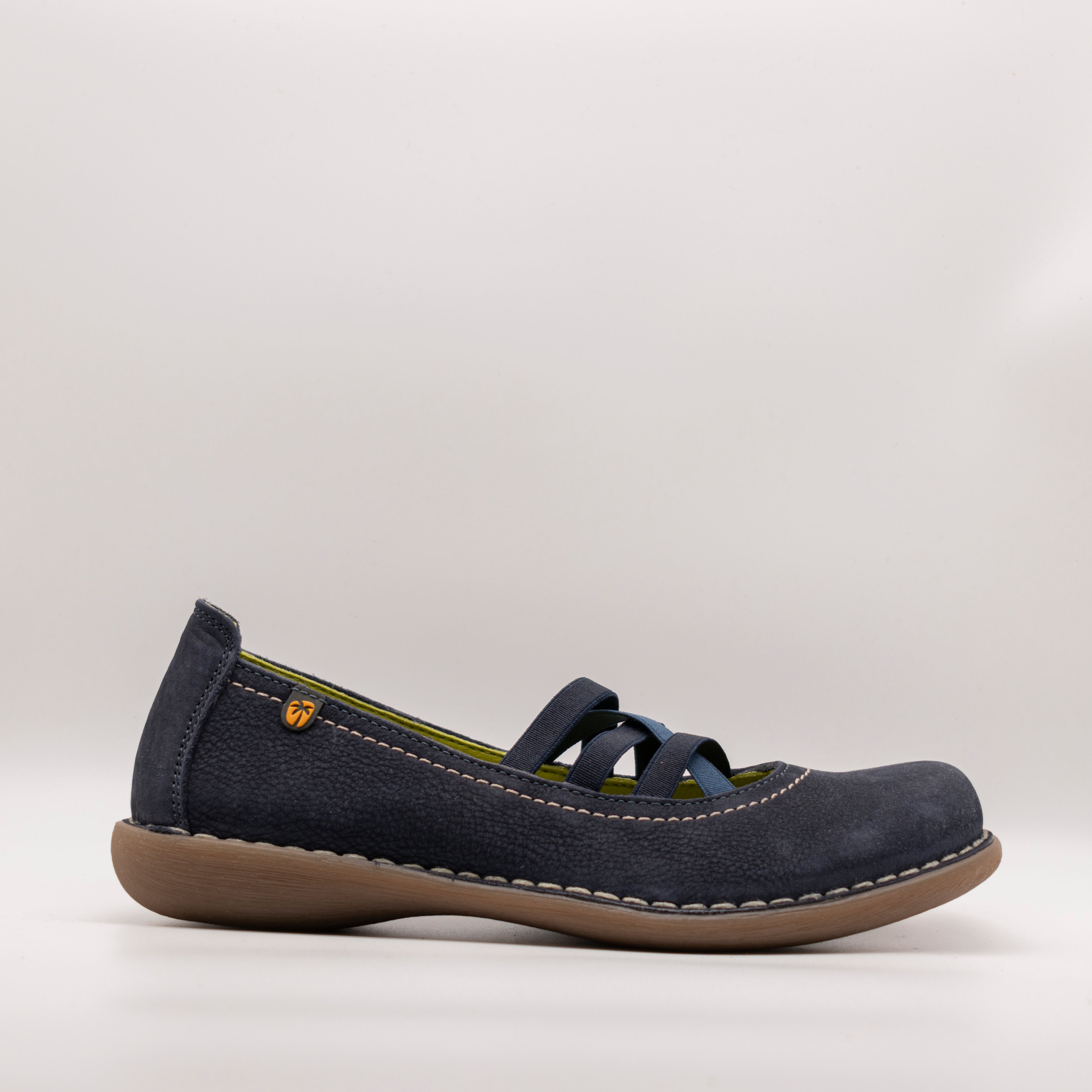 Jungla ballerina con elastici 4751 deep blu - scarpe di qualità venduta a Milano da Pli-Pla