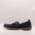 Jungla ballerina con elastici 4751 deep blu - scarpe di qualità venduta a Milano da Pli-Pla