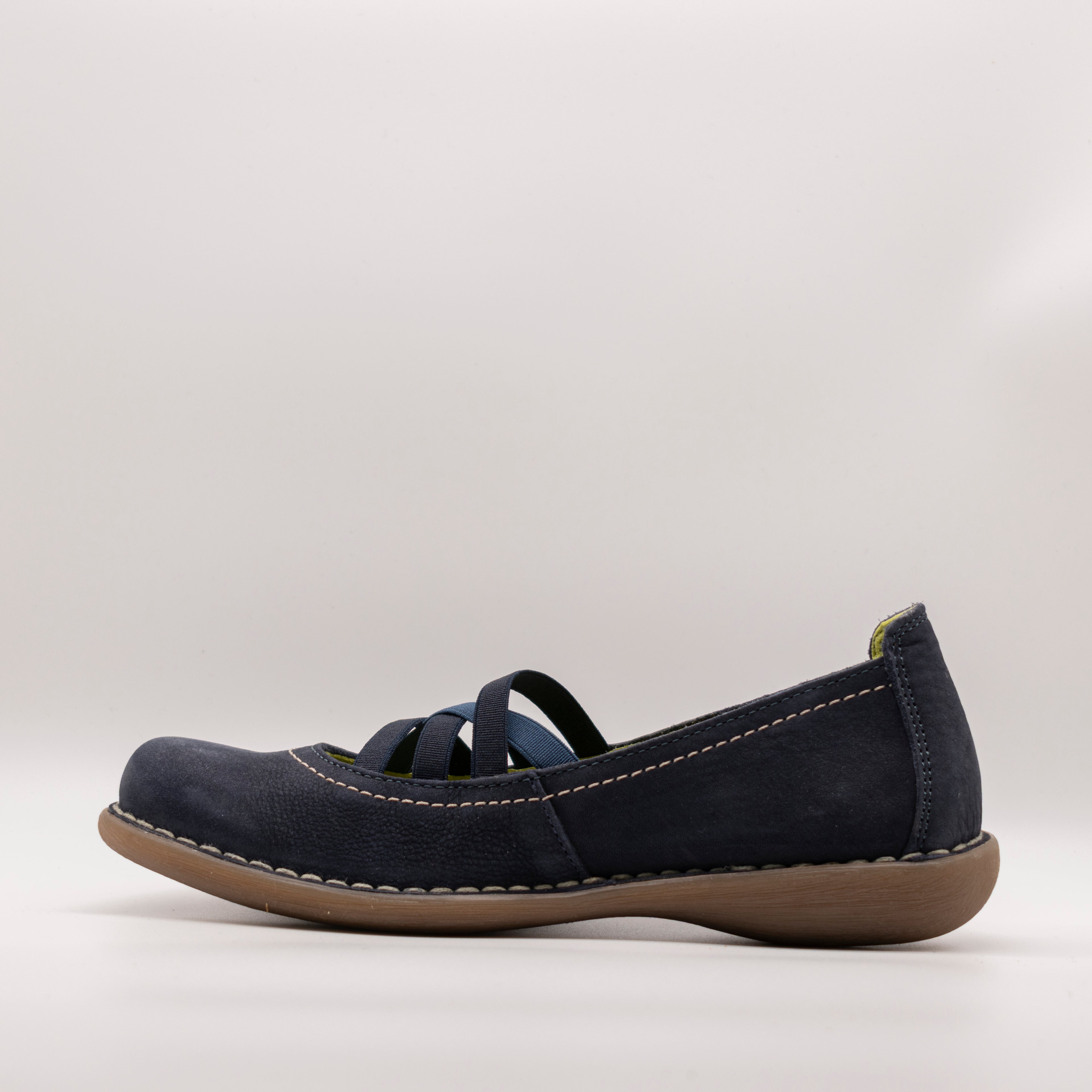 Jungla ballerina con elastici 4751 deep blu - scarpe di qualità venduta a Milano da Pli-Pla