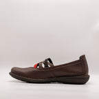 Jungla ballerina con elastici 4751 caffè - scarpe di qualità venduta a Milano da Pli-Pla