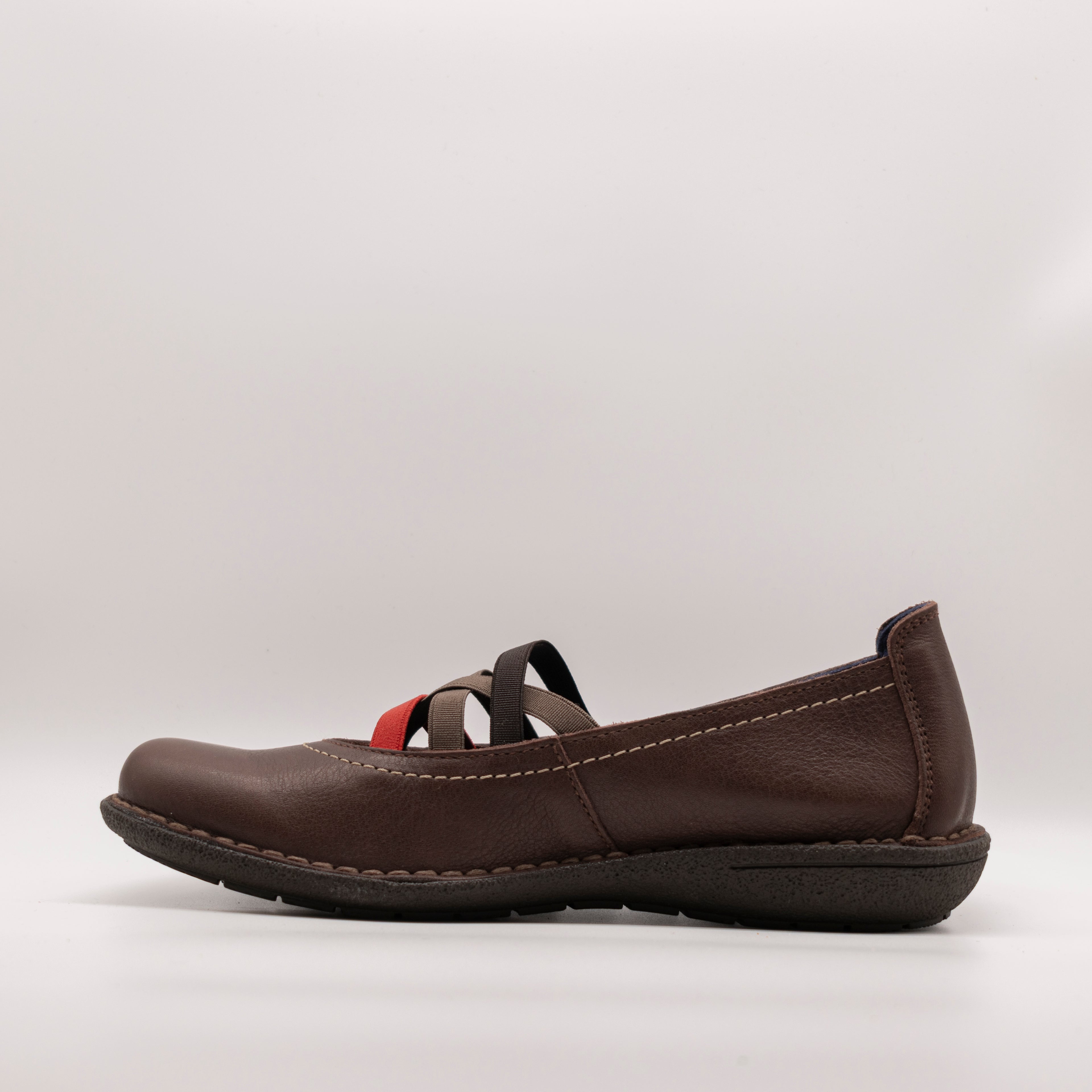 Jungla ballerina con elastici 4751 caffè - scarpe di qualità venduta a Milano da Pli-Pla