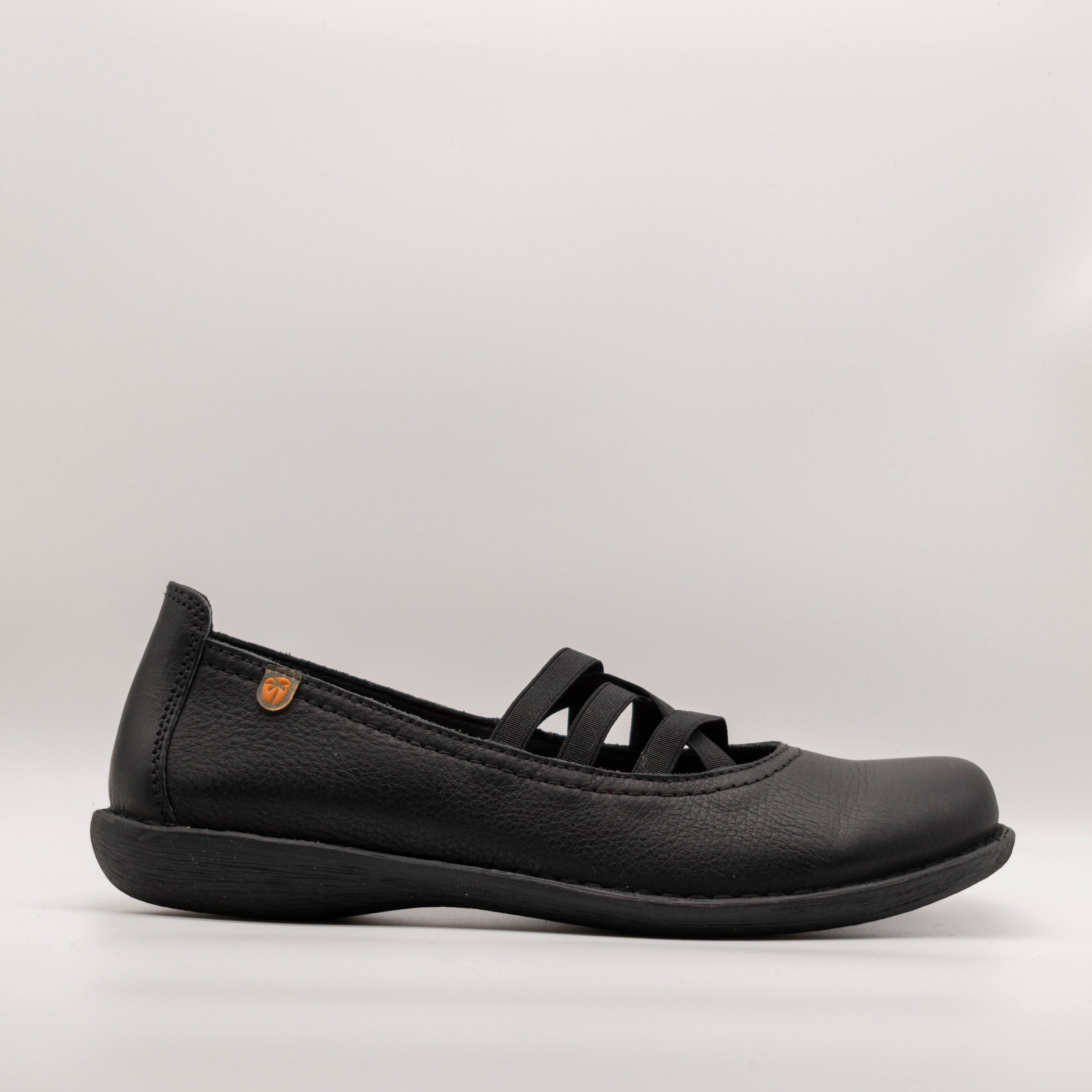 Jungla ballerina con elastici 4751 nero - scarpe di qualità venduta a Milano da Pli-Pla