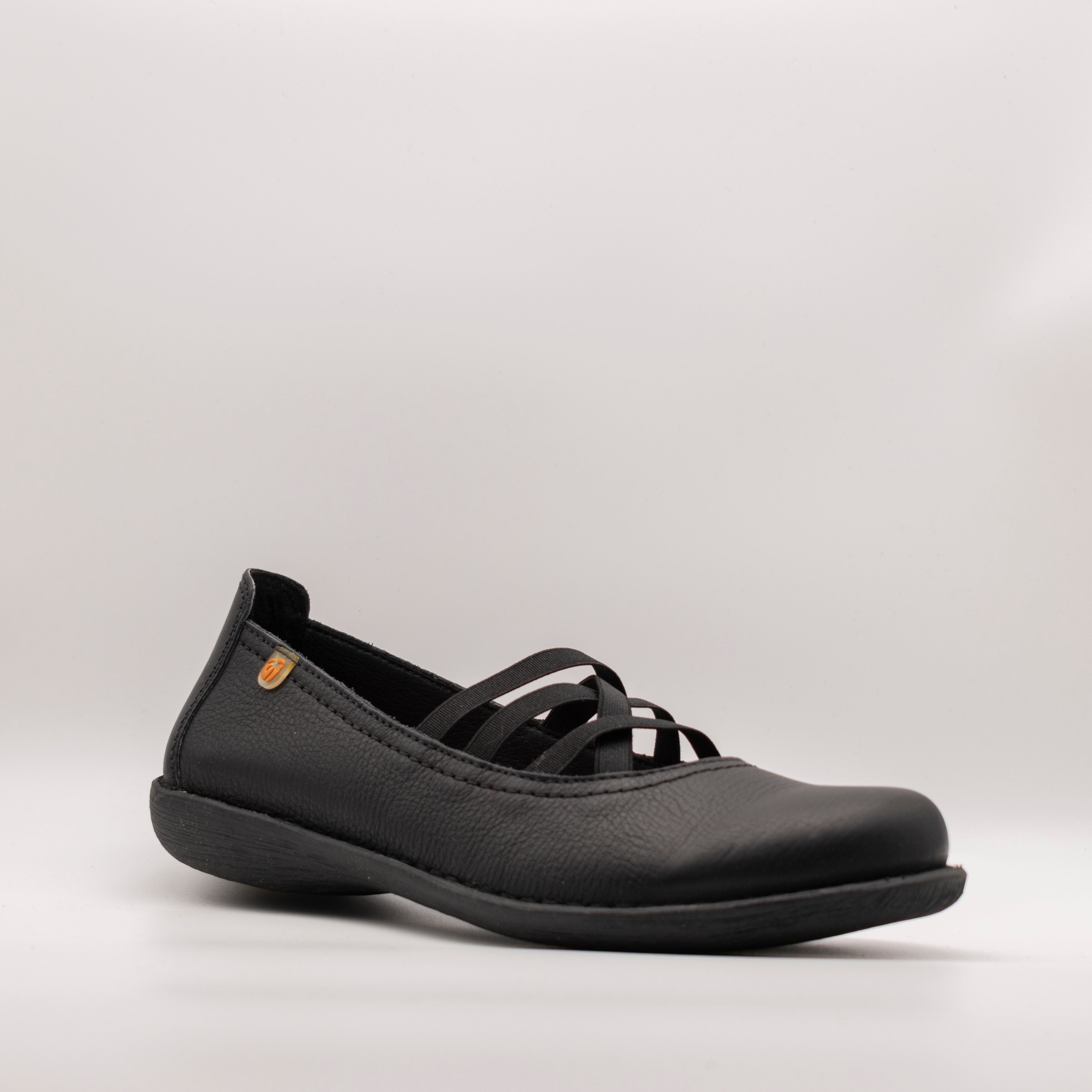 Jungla ballerina con elastici 4751 nero - scarpe di qualità venduta a Milano da Pli-Pla