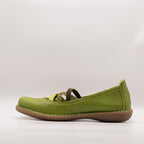 Jungla ballerina con elastici 4751 Durango Paris verde - scarpe di qualità venduta a Milano da Pli-Pla