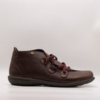 Jungla polacchino in pelle con elastici 5811 caffè - scarpe di qualità venduta a Milano da Pli-Pla