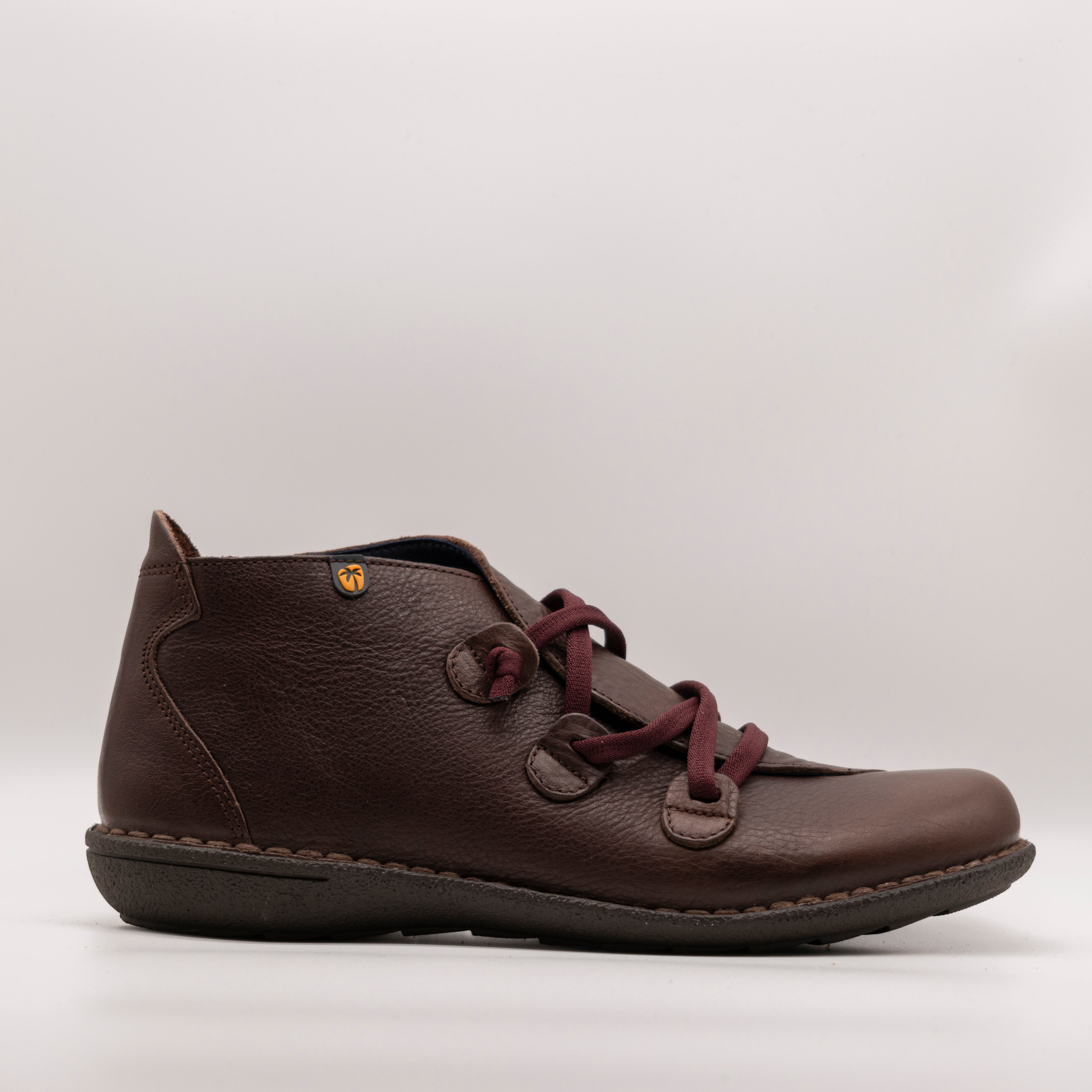 Jungla polacchino in pelle con elastici 5811 caffè - scarpe di qualità venduta a Milano da Pli-Pla