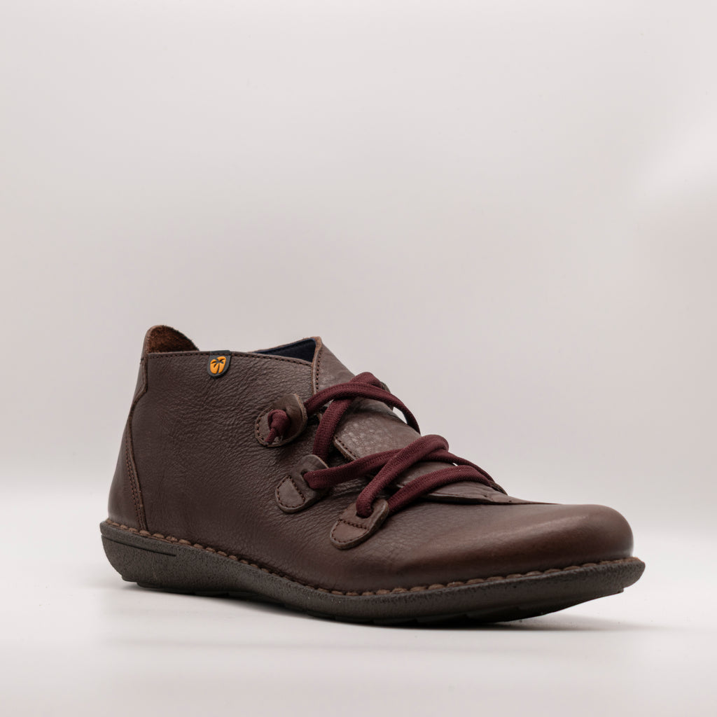 Jungla polacchino in pelle con elastici 5811 caffè - scarpe di qualità venduta a Milano da Pli-Pla