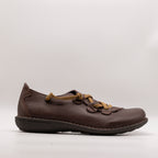 Jungla scarpa in pelle con elastici 5818 caffè - scarpe di qualità venduta a Milano da Pli-Pla