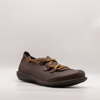 Jungla scarpa in pelle con elastici 5818 caffè - scarpe di qualità venduta a Milano da Pli-Pla