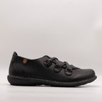 Jungla scarpa in pelle con elastici 5818 nero - scarpe di qualità venduta a Milano da Pli-Pla