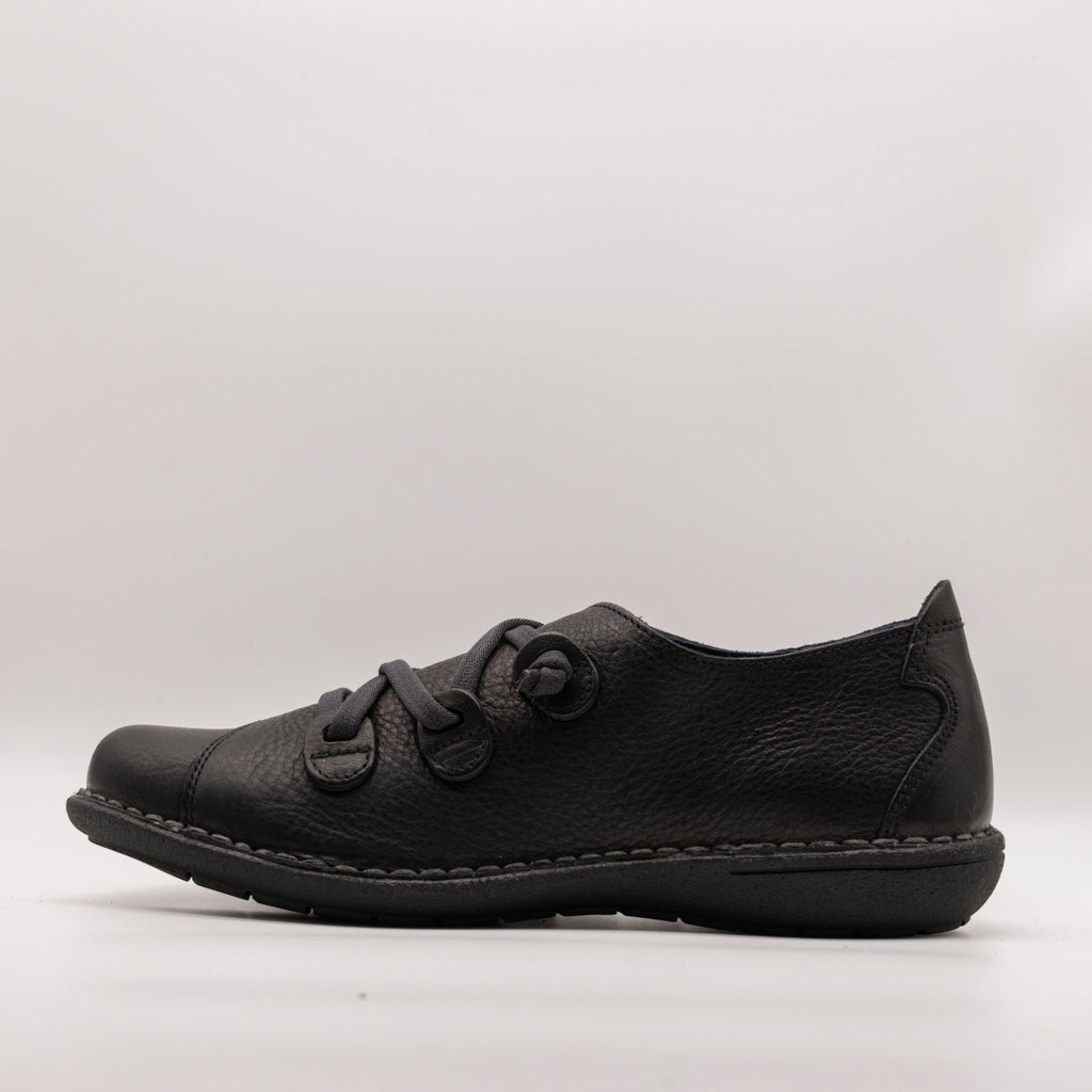 Jungla scarpa in pelle con elastici 5818 nero - scarpe di qualità venduta a Milano da Pli-Pla