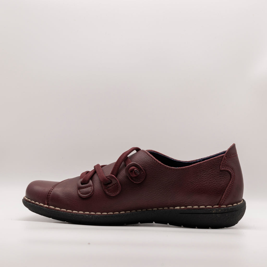 Jungla scarpa in pelle con elastici 5818 rossa - scarpe di qualità venduta a Milano da Pli-Pla