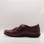Jungla scarpa in pelle con elastici 5818 rossa - scarpe di qualità venduta a Milano da Pli-Pla