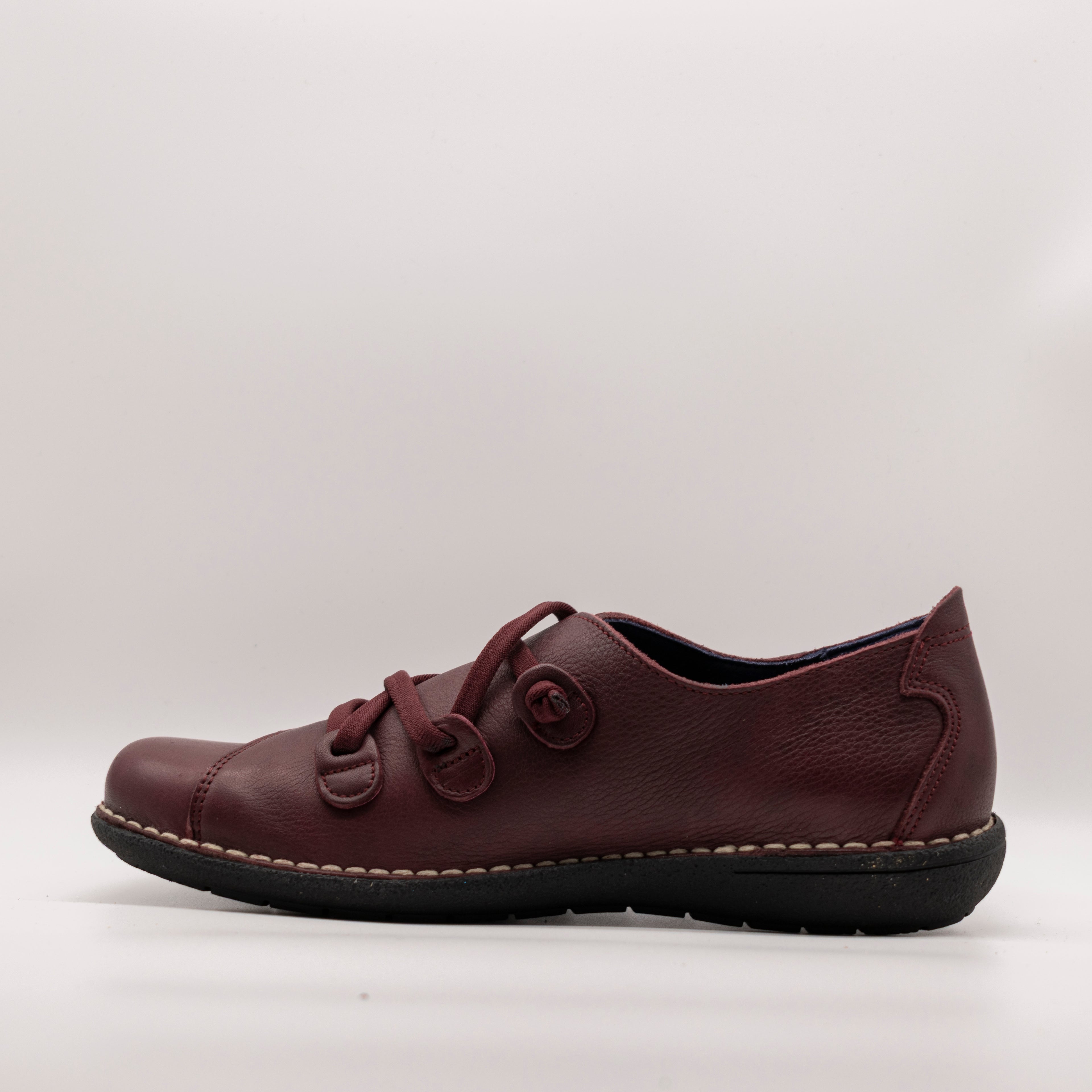 Jungla scarpa in pelle con elastici 5818 rossa - scarpe di qualità venduta a Milano da Pli-Pla