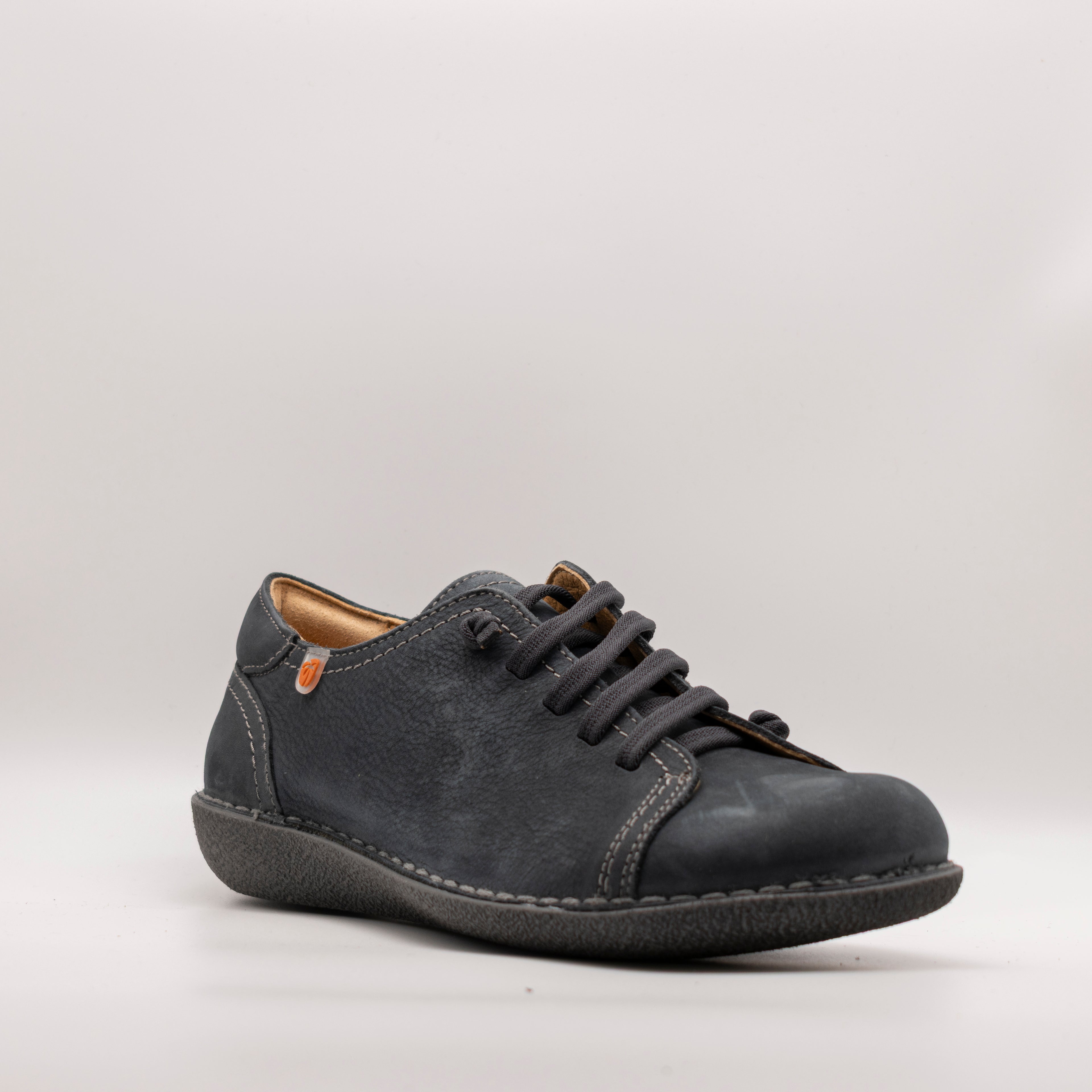 Jungla scarpa in pelle con elastici 7277 blu pizarra - scarpe di qualità venduta a Milano da Pli-Pla