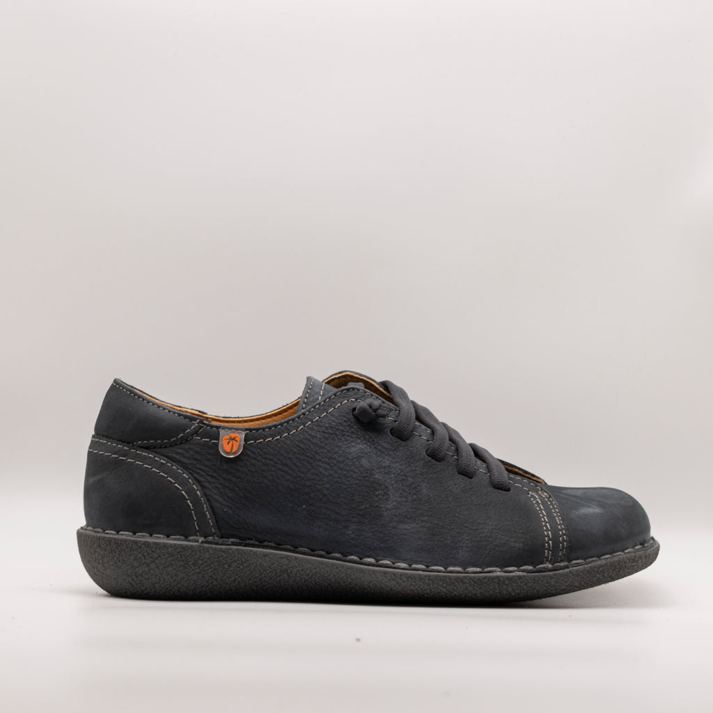 Jungla scarpa in pelle con elastici 7277 blu pizarra - scarpe di qualità venduta a Milano da Pli-Pla