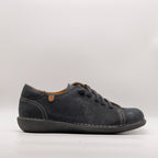 Jungla scarpa in pelle con elastici 7277 blu pizarra - scarpe di qualità venduta a Milano da Pli-Pla