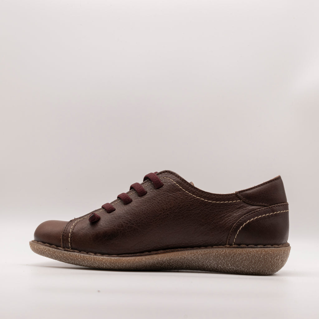 Jungla scarpa in pelle con elastici 7277 caffè - scarpe di qualità venduta a Milano da Pli-Pla