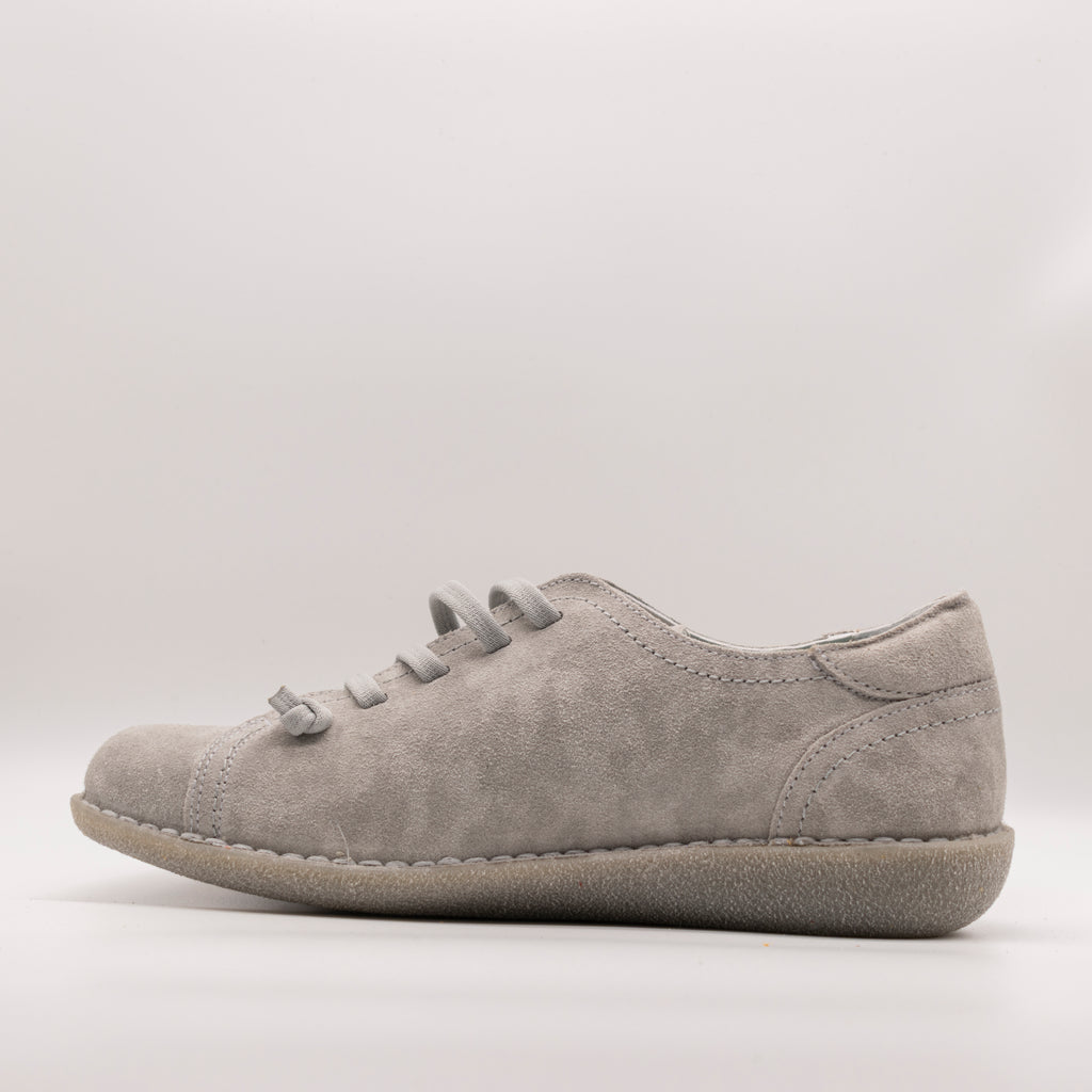 Jungla scarpa in pelle scamosciata con elastici 7277 grigio smog - scarpe di qualità venduta a Milano da Pli-Pla
