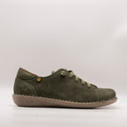Jungla scarpa in pelle con elastici 7277 verde amazzonico - scarpe di qualità venduta a Milano da Pli-Pla
