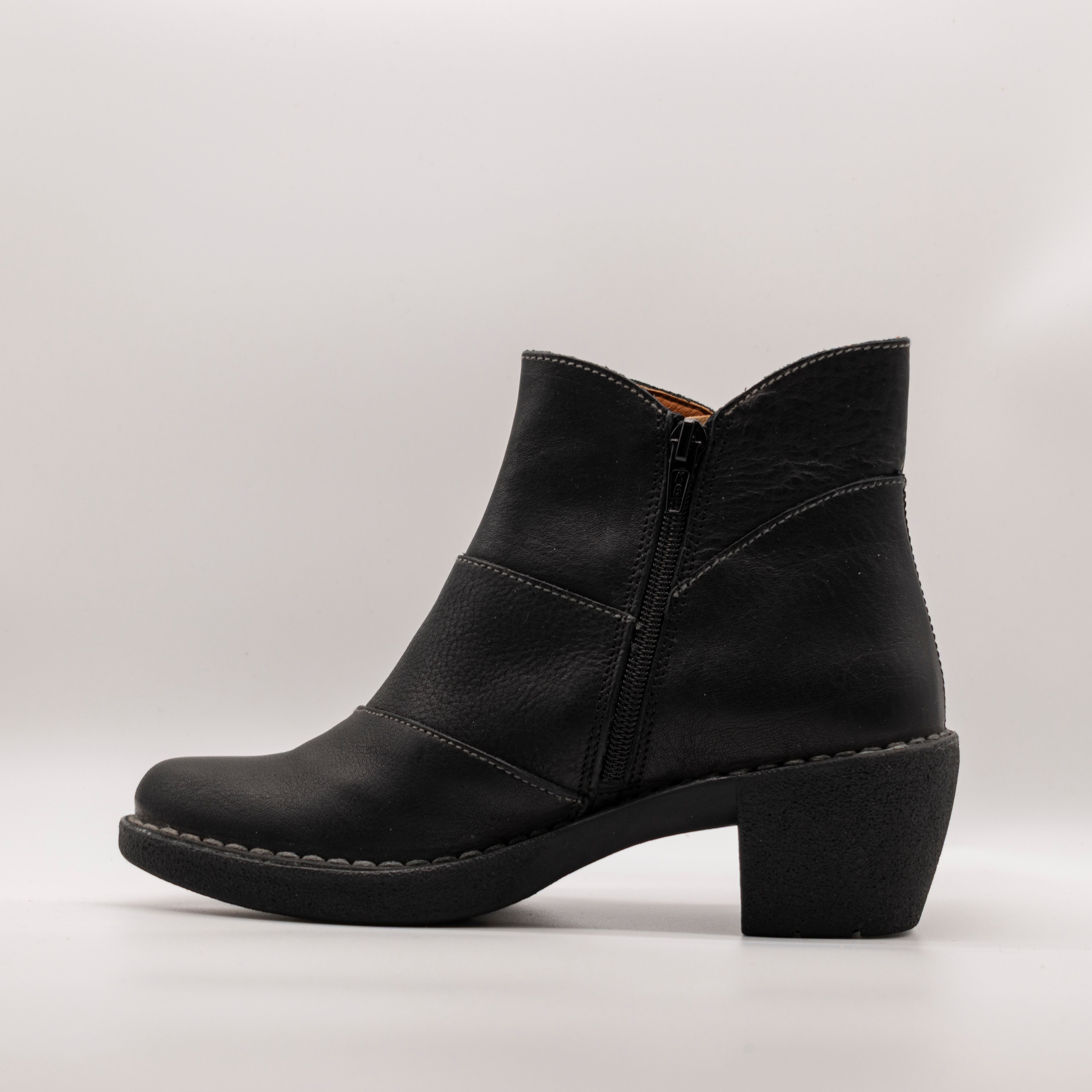 Jungla stivaletto con zip 7518 nero - scarpe di qualità venduta a Milano da Pli-Pla