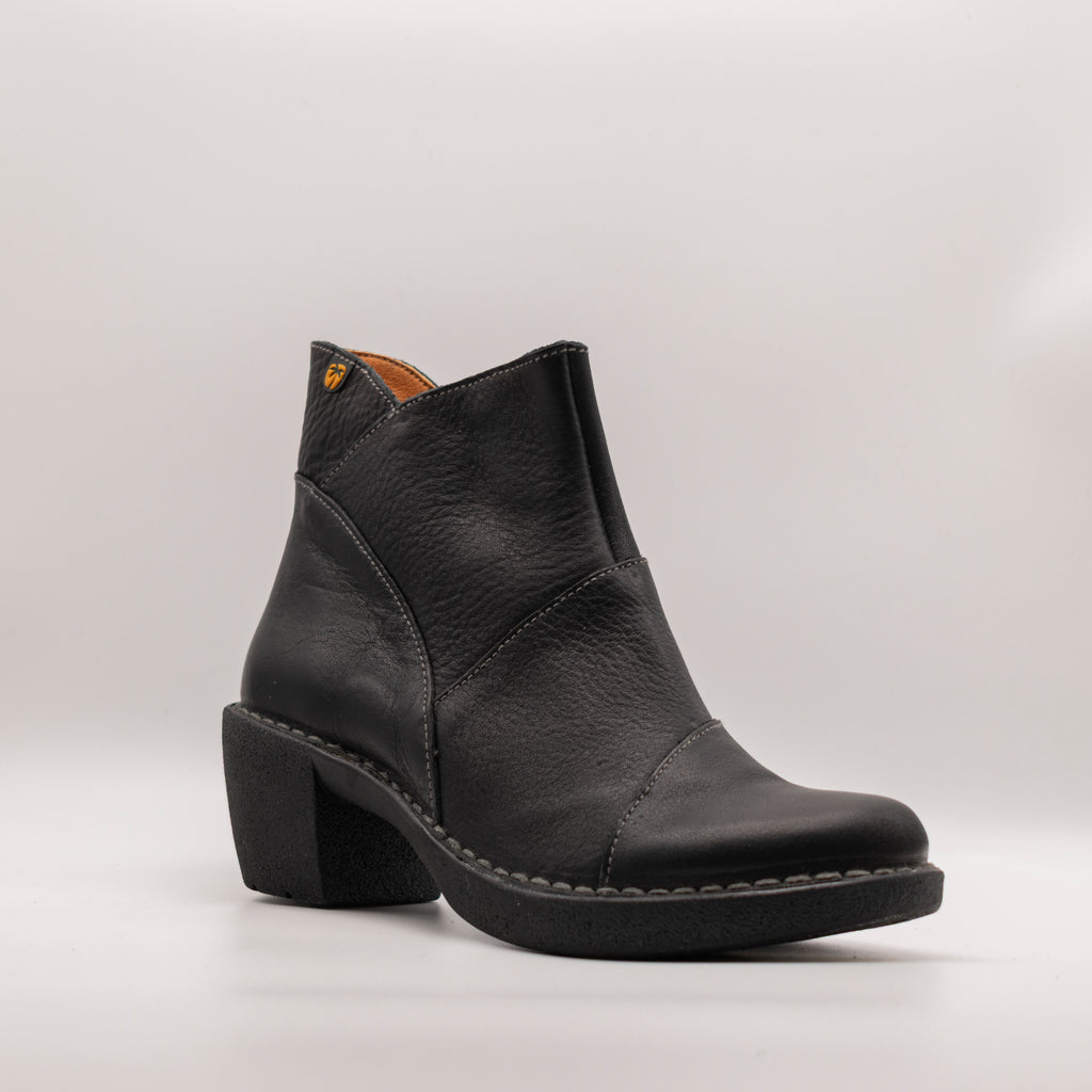 Jungla stivaletto con zip 7518 nero - scarpe di qualità venduta a Milano da Pli-Pla