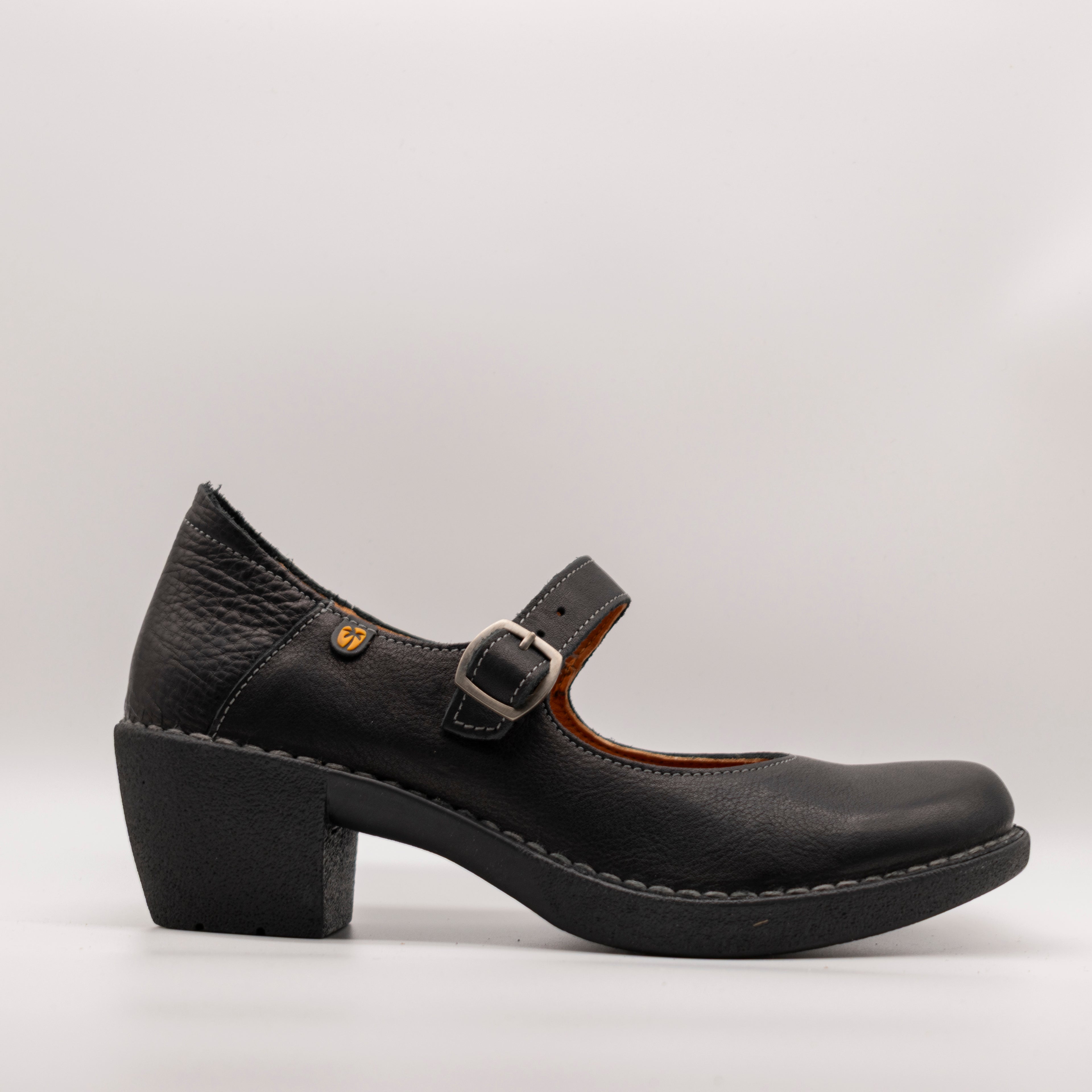 Jungla scarpa in pelle décolleté con cinturino 7534 nero - scarpe di qualità venduta a Milano da Pli-Pla