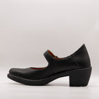 Jungla scarpa in pelle décolleté con cinturino 7534 nero - scarpe di qualità venduta a Milano da Pli-Pla