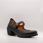 Jungla scarpa in pelle décolleté con cinturino 7534 nero - scarpe di qualità venduta a Milano da Pli-Pla