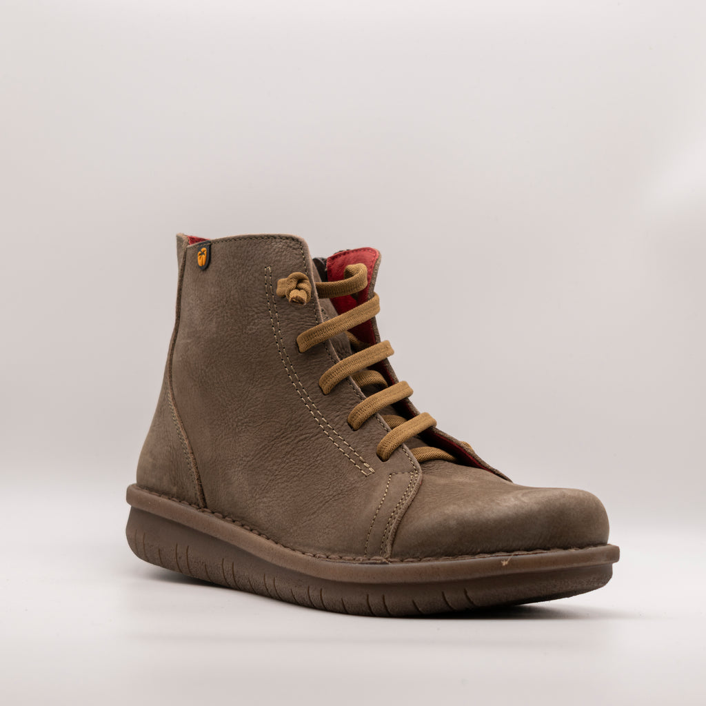Jungla stivaletto con elastici e zip 7564 marrone tundra - scarpe di qualità venduta a Milano da Pli-Pla
