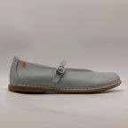 Jungla 8460 – Ballerina Mary Jane donna in pelle con cinturino azzurro - scarpe di qualità venduta a Milano da Pli-Pla