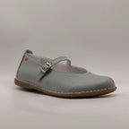 Jungla 8460 – Ballerina Mary Jane donna in pelle con cinturino azzurro - scarpe di qualità venduta a Milano da Pli-Pla
