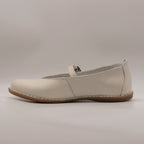 Jungla 8460 – Ballerina Mary Jane donna in pelle con cinturino bianco - scarpe di qualità venduta a Milano da Pli-Pla