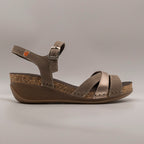 Jungla 8500 – Sandalo donna in pelle con zeppa terron - scarpe di qualità venduta a Milano da Pli-Pla