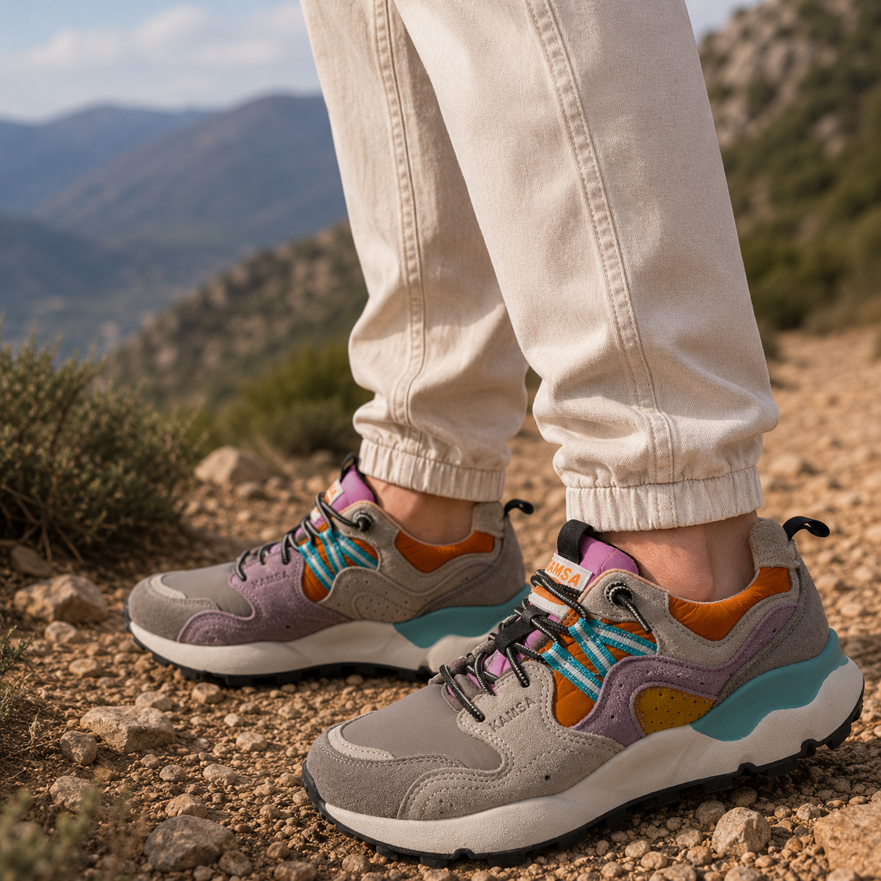 KAMSA sneakers Alice Shadow grigio - scarpe di qualità venduta a Milano da Pli-Pla