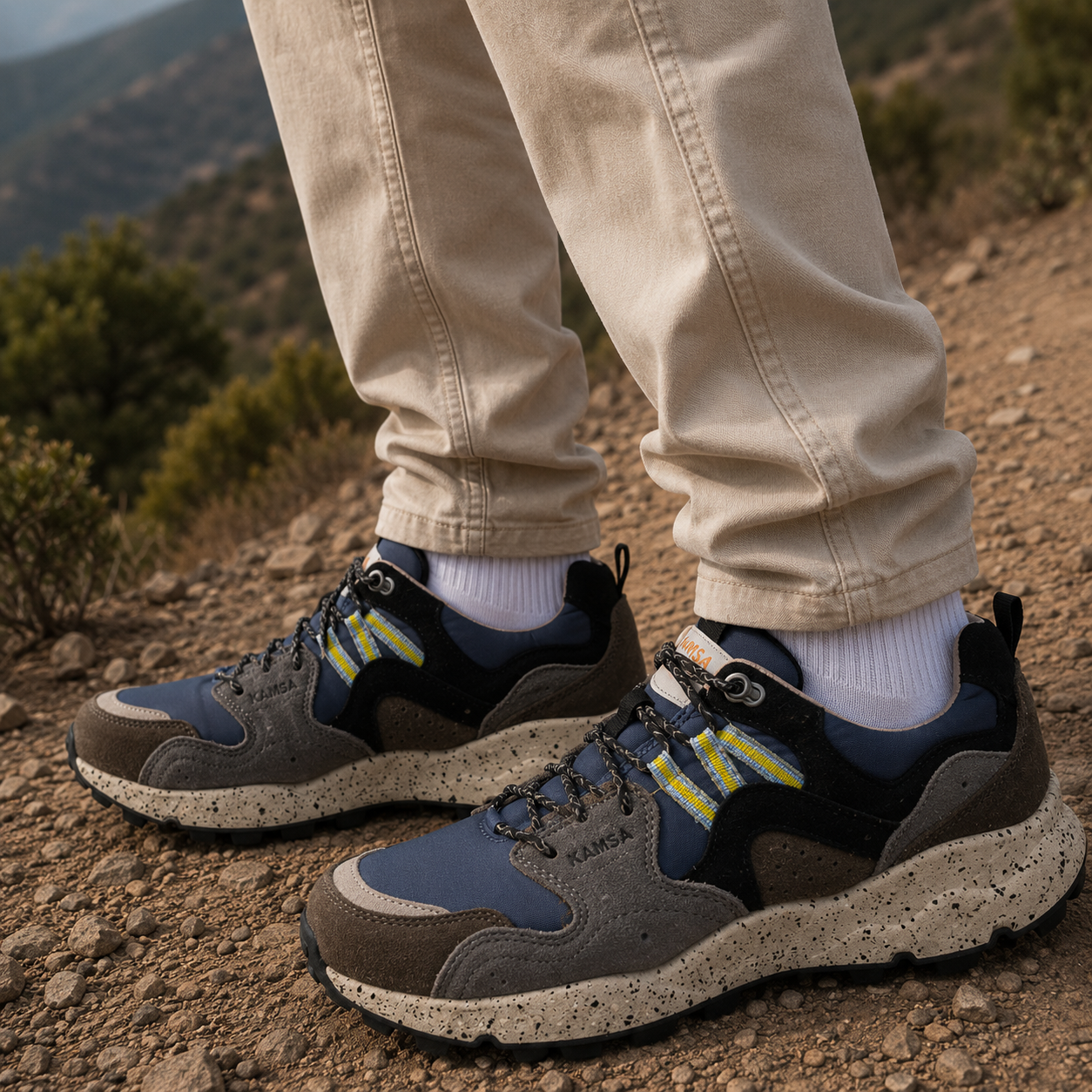 KAMSA sneakers Jasper blu jeans - scarpe di qualità venduta a Milano da Pli-Pla