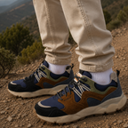 KAMSA sneakers Jasper blu navy - scarpe di qualità venduta a Milano da Pli-Pla