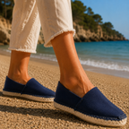 La Maison de l’Espadrille – espadrillas originali cucite a mano - blu - scarpe di qualità venduta a Milano da Pli-Pla