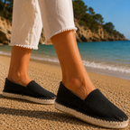 La Maison de l’Espadrille – espadrillas originali cucite a mano - nero - scarpe di qualità venduta a Milano da Pli-Pla