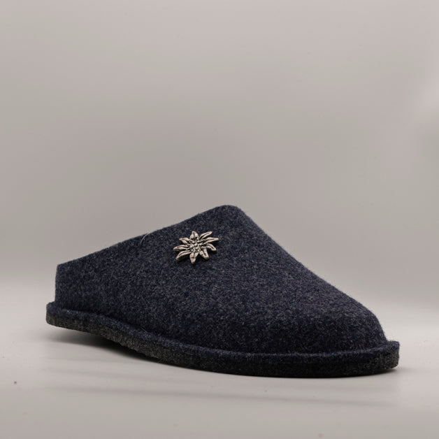 Le Tirolesi Pantofole Tirolesi in Lana Cotta uomo 100 blu - scarpe di qualità venduta a Milano da Pli-Pla