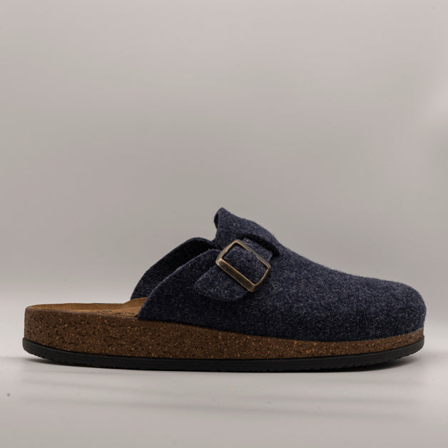 Le Tirolesi Pantofole Tirolesi in Lana Cotta uomo 375 blu - scarpe di qualità venduta a Milano da Pli-Pla