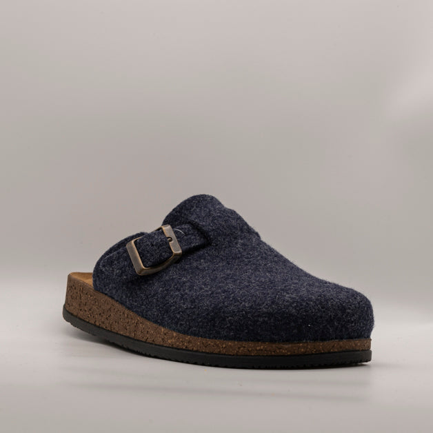 Le Tirolesi Pantofole Tirolesi in Lana Cotta uomo 375 blu - scarpe di qualità venduta a Milano da Pli-Pla